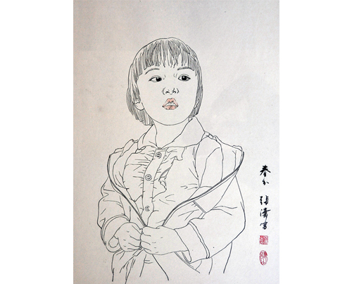 线描《春分》