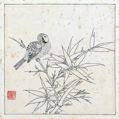 宋人画册-竹雀图.jpg