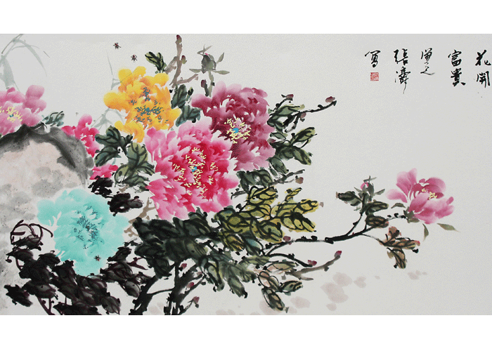 《花开富贵》——牡丹