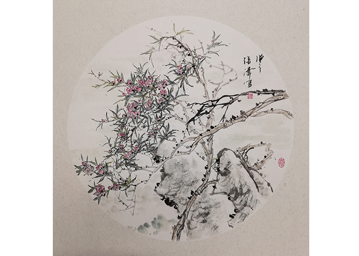 桃花春雨